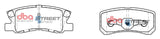 DBA 11-14 Chrysler 200 (302mm Rear Rotor) Street Series Rear Brake Pads - DB1464SS