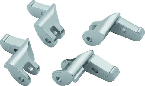 Kuryakyn Floorboard Relocator Brackets 17 and Up Touring Chrome - 4609