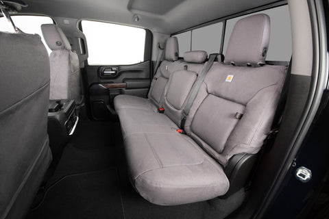 Covercraft 21-24 Ford Expedition Carhartt PrecisionFit Custom Front Row Seat Covers - Gravel - GTF4263ABCAGY