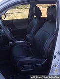 PRP 2016+ Toyota Tacoma Front Seat Covers with Electric Seat Adjusters (Pair) - All Black - B057-02