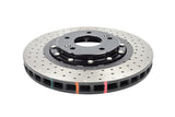 DBA 15-19 Hyundai Sonata (320mm Front Rotor Excl Hybrid) Front 5000 Series Drilled Rotor - DBA52472BLKXD