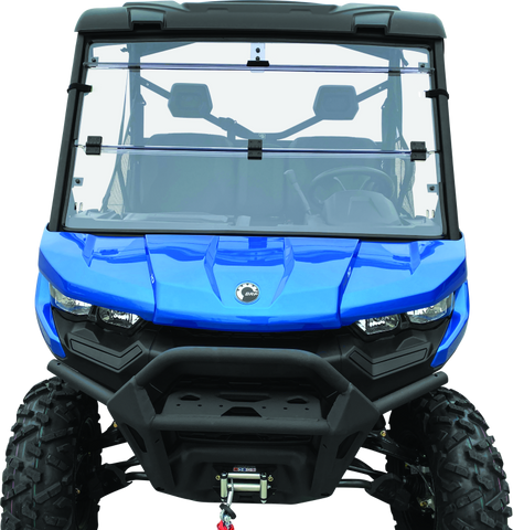 QuadBoss 16-22 Can-Am Defender HD10 Windbreak Folding Windshield - 375784
