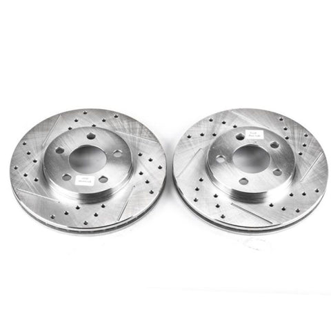 Power Stop 00-01 Chrysler Neon Front Evolution Drilled & Slotted Rotors - Pair - AR8350XPR