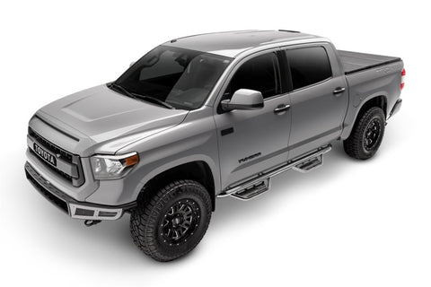 N-Fab Podium SS 07-17 Toyota Tundra Double Cab - Polished Stainless - 3in - HPT0777QC-SS