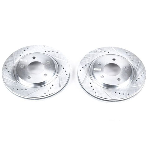Power Stop 95-96 Buick Regal Front Evolution Drilled & Slotted Rotors - Pair - AR8254XPR