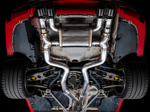 AWE Tuning BMW F8X M3/M4 SwitchPath Catback Exhaust - Diamond Black Tips - 3025-43074
