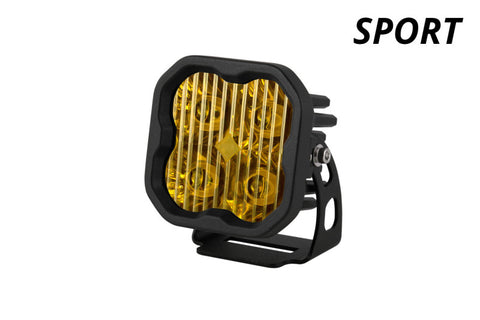 Diode Dynamics SS3 LED Pod Sport - Yellow Flood Standard (Single) - DD6125S