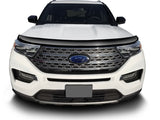 AVS 20-22 Ford Explorer High Profile Bugflector II Hood Shield (1pc) - Smoke - 24919