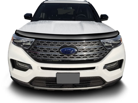 AVS 20-22 Ford Explorer High Profile Bugflector II Hood Shield (1pc) - Smoke - 24919