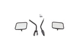 Rampage 1955-1983 Jeep CJ5 Side Mirrors - Black - 7617