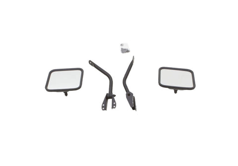 Rampage 1955-1983 Jeep CJ5 Side Mirrors - Black - 7617