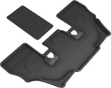 3D MAXpider 19-22 BMW X7 (G07) Kagu 3rd Row Floormats - Black - L1BM10531509