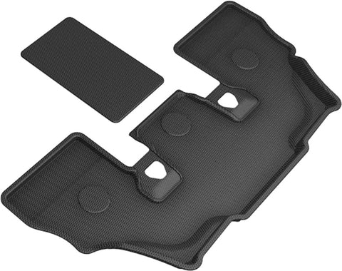 3D MAXpider 19-22 BMW X7 (G07) Kagu 3rd Row Floormats - Black - L1BM10531509