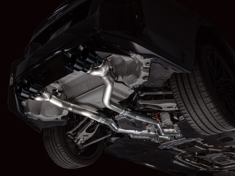 AWE Tuning 23-24 BMW G87 M2 Track Edition Exhaust - Diamond Black Tips - 3020-43487