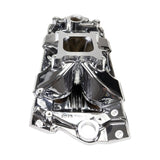 Edelbrock Chevy SB Victor Jr. 23 Degree Intake Manifold - Chrome Plasma Finish - 2975-CP