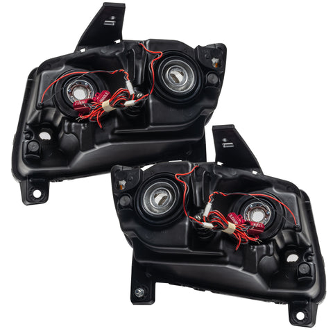 Oracle 11-13 Jeep Grand Cherokee Pre-Assembled Halo Headlights (Non HID) Chrome - UV/Purple - 7070-007