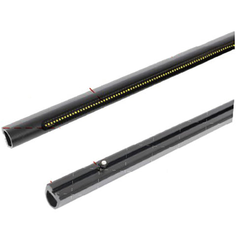 Putco Custom Blade Extrusion Kit for 18in Blades (Extrusion Length 18 3/4in - Blade Sold Separately) - BLADE-EXT18
