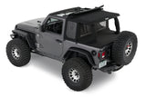 Bestop 18-26 Jeep Wrangler JL 2-Door Halftop Conversion Kit (Black Diamond) - 80101-35