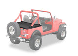 Bestop 80-86 Jeep Cj7 / 87-91 Wrangler YJ Duster Deck Cover (Factory Hardtop Black Crush) - 90005-01