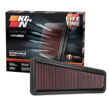 K&N 05-10 Toyota Tacoma/Tundra / 02-09 4Runner / 07-09 FJ Cruiser Drop In Air Filter - 33-2281