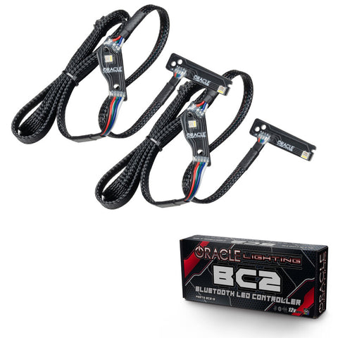 Oracle 15-21 Nissan GT-R RGB+W Lightning Bolt Headlight DRL Kit w/ BC1 Controller - 1283-335