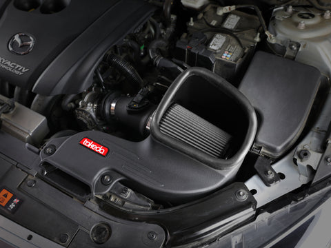 aFe Takeda Stage-2 Pro Dry S Cold Air Intake System 14-18 Mazda 3 L4-2.0L (Black) - 56-10020D
