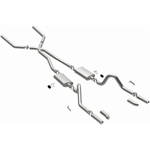 MagnaFlow SYS Cat-Back 67-70 Mustang 2.50inch w/Tru-X - 15816