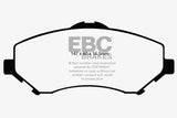 EBC 08-11 Chrysler Town & Country 3.3 Ultimax2 Front Brake Pads - UD1273
