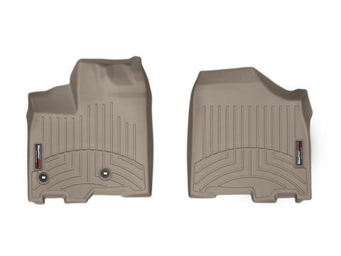 WeatherTech 13+ Toyota Sienna Front FloorLiner - Tan - 454751