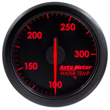 Autometer Airdrive 2-1/6in Water Temperature Gauge 100-300 Degrees F - Black - 9154-T