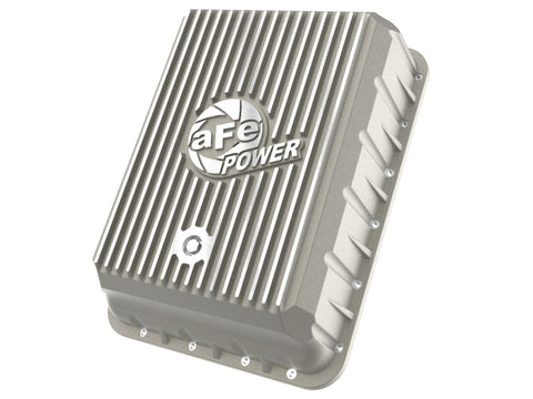 aFe POWER Street Series Transmission Pan Raw w/ Machined Fins RAM 3500 13-24 (AS69RC Transmission) - 46-71500A