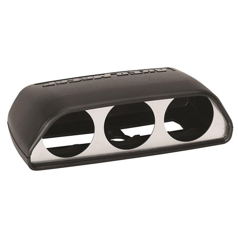 Autometer 08-11 Dodge Challenger Black Triple Dash Pod - 5287