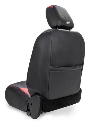 PRP Jeep Wrangler JL Front Seat Covers - 2 door- with Molle Back (Pair) - Black/Purple - B038-08