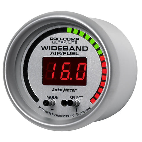 Autometer Ultra-Lite 52mm Wideband Air/Fuel Gauge - 4378