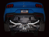 AWE 2024 Ford Mustang GT Fastback S650 RWD Track Edition Cat-Back Exhaust w/ Dual Diamond Black Tips - 3020-33650