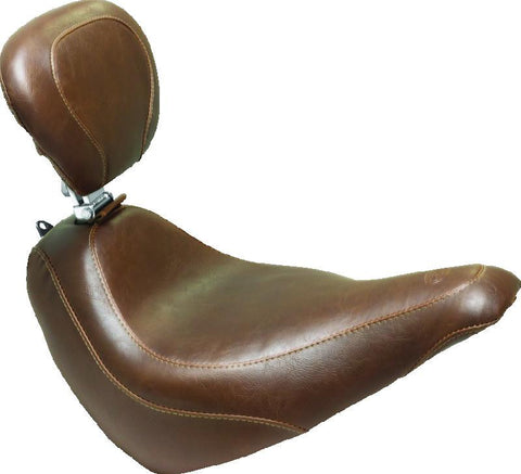 Mustang 97-21 Harley Touring Sissy Bar Pad (12 inch x 9 inch) - Brown - 76771