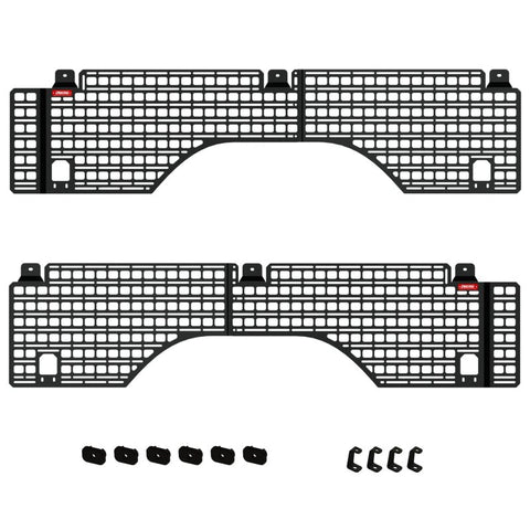 BuiltRight Industries 07-18 Chevrolet Silverado/GMC Sierra (5ft 9in Bed) Full Bedside Rack - 4pc Set - 102040