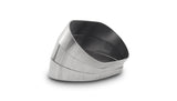 Vibrant Vertical 304 SS Oval Pie Cuts 4.0in OD Tight 45 Degree Elbow - 13591