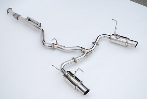 Invidia 2022+ Subaru WRX N1 Twin Outlet Single Layer SS Tip Cat-Back Exhaust - HS22WRXGTP
