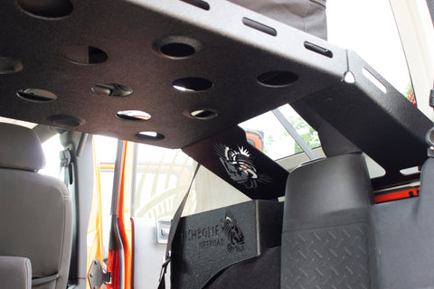 Fishbone Offroad 07-18 Jeep Wrangler JK 4 Door Fishbone Offroad Interior Storage Rack - FB25116