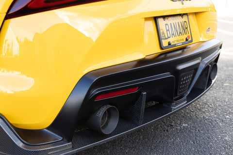 Dinan 20-26 Toyota GR Supra (A90/A91) 3.0T Valved Catback Exhaust System - Black Tips - D660-0096-BLK