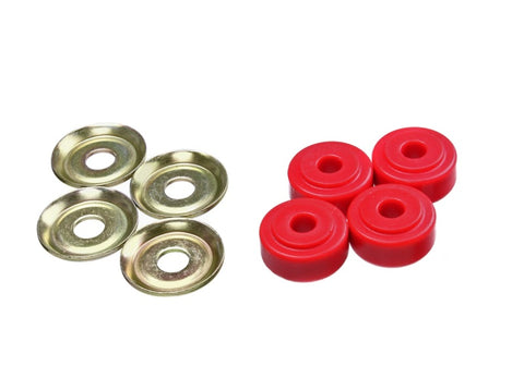 Energy Suspension Red Shock Tower Bushing Set 7/8in Nipple 3/8in ID 1-1/4in OD - 9.8177R