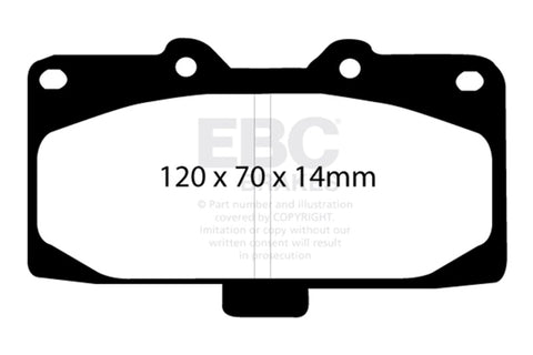 EBC brake Ultimax2 brake Pads - UD647