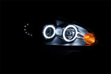 ANZO 2006-2007 Chevrolet Monte Carlo Projector Headlights w/ Halo Black - 121236