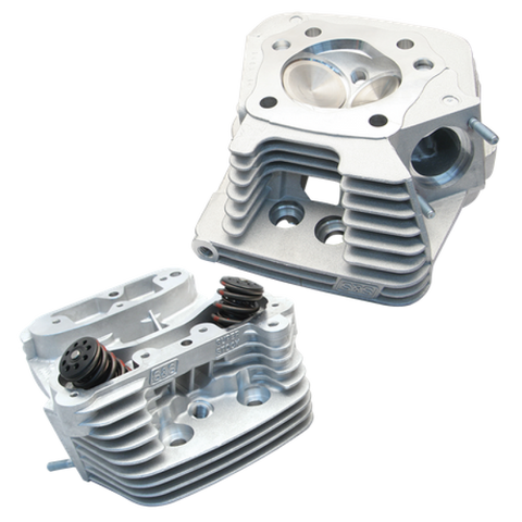 S&S Cycle 84-99 BT Super Stock Cylinder Head Kit For 3-1/2in and 3-5/8in Bore - Natural - 90-1004