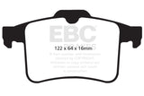 EBC 10-15 Jaguar XF 5.0 Supercharged (470) Yellowstuff Rear Brake Pads - DP42059R