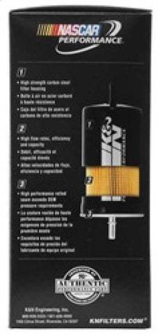 K&N Cellulose Media Fuel Filter 3in OD x 6.938in L - PF-2300