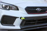 PERRIN 18-21 WRX/STI / 13-20 BRZ / 17-20 Toyota 86 Front Tow Hook Kit - Neon Yellow - PSP-BDY-235NY