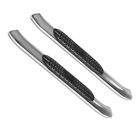 Westin 19-20 Chevy Silverado 1500 Regular Cab PRO TRAXX 4 Oval Nerf Step Bars - Stainless Steel - 21-24110