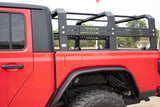 Fishbone Offroad 20+ Jeep Gladiator Bed Rack Full Tackle Rack - Black Powdercoat - FB21219